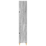 Cabinet Set 2 pcs Grey Sonoma Engineered Wood 3416454