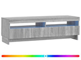 LED TV Cabinet Grey Sonoma Engineered Wood 896111