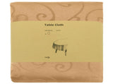 Table Cloth 5 pcs Oval Beige 130 x 180 cm 42040509