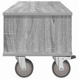 TV Stand Grey Sonoma 100 x 35 x 35 cm Engineered Wood 891037