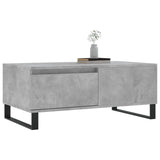 Coffee Table Concrete Grey 90x50x36.5 cm Engineered Wood 830816