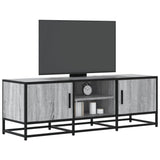 TV Cabinet Grey Sonoma 120x35x41 cm Engineered Wood and Metal 848842