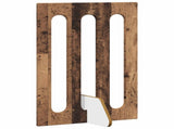 Folding Pet Fence 2 pcs Oak Wood 100.5 x 38 x 70 cm 8005967