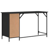 ZNTS Computer Desk Black 131x48x75 cm Engineered Wood 836218