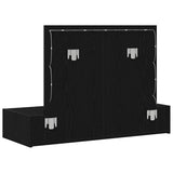 Dressing Table Black 100 x 40 x 70 cm Engineered Wood 865236