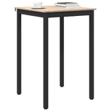 Bar Table Natural 70 x 70 x 105 cm Solid Pine Wood 892799
