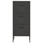 ZNTS Storage Cabinet Anthracite 42.5x35x101.5 cm Steel 336186