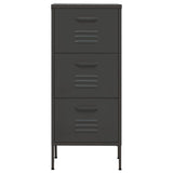 ZNTS Storage Cabinet Anthracite 42.5x35x101.5 cm Steel 336186