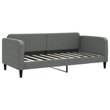 Daybed with Mattress Dark Grey 90x190 cm Fabric 3196884