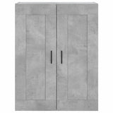 Highboard Concrete Grey 69.5x34x180 cm Engineered Wood 3199701