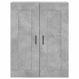 Highboard Concrete Grey 69.5x34x180 cm Engineered Wood 3199829