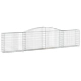 Arched Gabion Baskets 25 pcs 400x30x80/100 cm Galvanised Iron 3146864