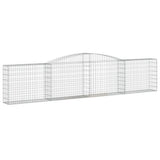 Arched Gabion Baskets 25 pcs 400x30x80/100 cm Galvanised Iron 3146864