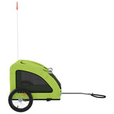 Pet Bike Trailer Green Oxford Fabric and Iron 93962