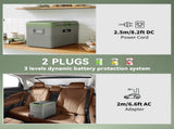 30L Portable Car Refrigerator - Light Green and Grey T3398P349482