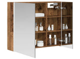 Bathroom Mirror Cabinet Old Wood 63.5 x 15.5 x 70 cm 889245
