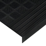 Stair Treads 10 pcs 25x75 cm Rubber 155639