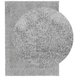 Shaggy Rug PAMPLONA High Pile Modern Grey 140x200 cm 375257