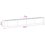 Raised Garden Bed White 360 x 40x 40 cm 8011706