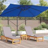 Umbrella Azurblau 351 x 250 x 260 cm Polyester and Aluminium 42003348