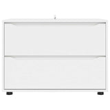 Storage Cabinet 80 x 48 x 57 cm Engineered Wood White 888817