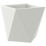 Planter White 30 x 30 x 30 cm Steel 883810