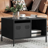 Coffee Table Black 68.5x50x43.5 cm Cold-rolled Steel 851280