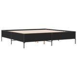 Bed Frame without Mattress Black 200x200 cm 3279777