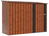 Garden Sheds Brown 203 x 85.5 x 200 cm Metal 42011304