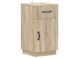 2 Piece Bathroom Cabinet Set HOORN Sonoma Oak Engineered Wood 3417713