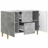 Sideboard Concrete Grey 89 x 34.5 x 60 cm Engineered Wood 895118