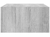 TV Cabinet with LED Lights Grey Sonoma 75x35.5x25 cm 860234