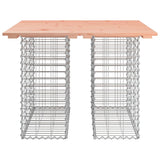 Garden Table Gabion Design 100x102x72 cm Solid Wood Douglas 834369