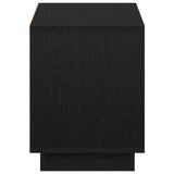 TV Cabinet Black Oak 102 x 35 x 45 cm Engineered Wood 881315
