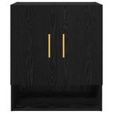Wall Cabinet Black oak 60 x 31 x 70 cm Engineered wood 879536
