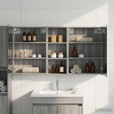 Bathroom Cabinet Set 3 pcs 130 x 14.5 x 70 cm Engineered wood 3403765