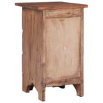 ZNTS Bedside Cabinet 30x30x51 cm Solid Mahogany Wood 283921