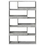 Bookcase Concrete Grey 100x33x156.5 cm Engineered Wood 3309342