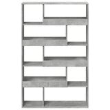 Bookcase Concrete Grey 100x33x156.5 cm Engineered Wood 3309342