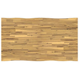 120 x 90 x 75 cm Solid Acacia Wood White and Black Rectangular 937549