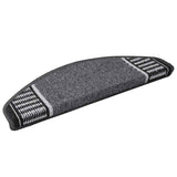 Self-adhesive Stair Mats 15 pcs Anthracite 65 x 21 x 4 cm 42011453