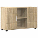 Sideboard with Shelf FLORIN Sonoma Oak 88.5 x 30.5 x 55.5 cm 880293