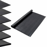 Floor Mat Black 1.2 x 2 m Rubber 42046738