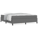 Bed Frame with Mattress Light Grey 180 x 200 cm Fabric 3399135