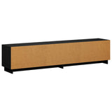 TV Stand 180 x 34.5 x 40 cm Black Engineered Wood 8011496