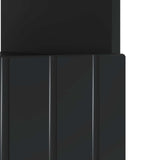 LED TV Cabinet Black Engineered Wood 896546