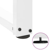 Bar Table Legs T-Shaped 2 pcs White 50x35x cm Steel 4013101