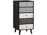 Chest of Drawers, 5 Drawer Dresser, Vertical Storage Organizer Unit for Bedroom, Living Room T3398P344637