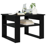 Coffee Table Black Oak 64 x 54 x 44 cm Engineered Wood 8000141