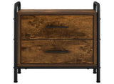 Bedside Cabinet Smoked Oak 40 x 30 x 50 cm Engineered Wood 8013486